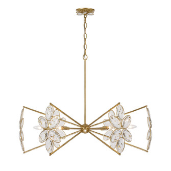 Marbella Six Light Chandelier in Gold Shimmer (51|145296221)