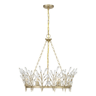 Orianna Six Light Chandelier in Noble Brass (51|140736127)