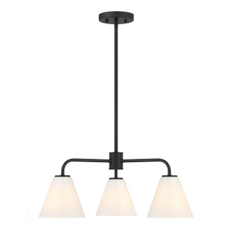 Blair Three Light Chandelier in Matte Black (51|14013389)