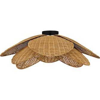 Willa Four Light Semi-Flush Mount in Matte Black (10|WLL1730MBK)