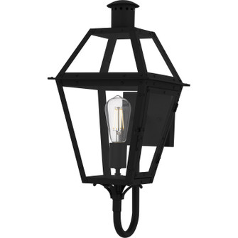 Rue De Royal One Light Outdoor Wall Lantern in Earth Black (10|RO8410EK)
