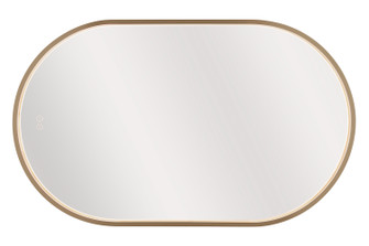 Rachel LED Mirror in Satin Brass (46|MIR2405OVLSB3C)