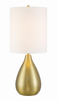 Leri One Light Table Lamp in Satin Brass (46|87004SBT)