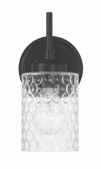 Claire One Light Wall Sconce in Flat Black (46|60501FB)