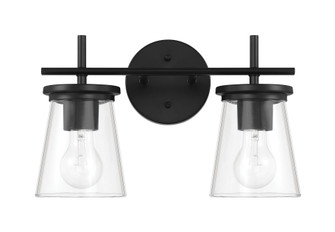 Connell Two Light Vanity in Flat Black (46|60402FB)