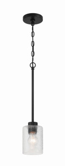 Lyndsey One Light Mini Pendant in Flat Black (46|60291FB)