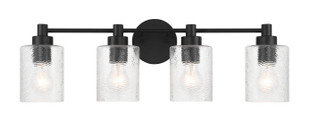 Lyndsey Four Light Vanity in Flat Black (46|60204FB)