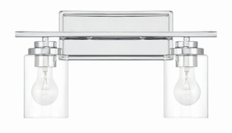 Clark Two Light Vanity in Chrome (46|20417CH2)