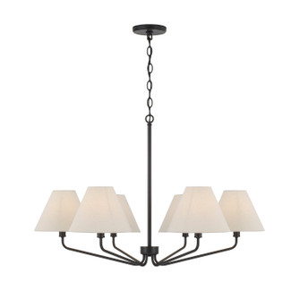 Chadwick Six Light Chandelier in Espresso (65|456661ES713)