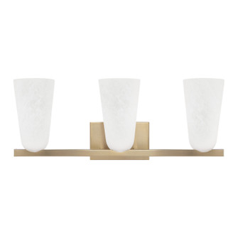 Romy Three Light Vanity in Matte Brass (65|156931MA556)