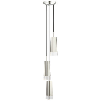 Matcha LED Pendant in Polished Nickel (268|TOB5662PNCG)