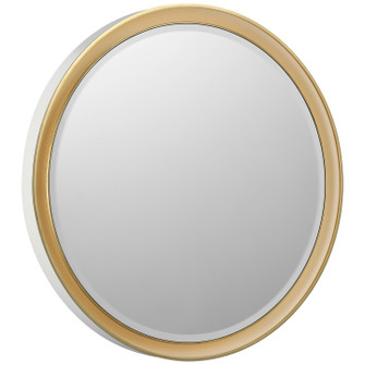 Tricia LED Mirror in Matte White and Gild (268|TOB2961WHTG)