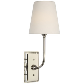 Hulton LED Wall Sconce in Polished Nickel (268|TOB2189PNLCL)