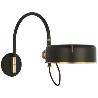 Oso LED Wall Sconce in Modern Iron and Hand-Rubbed Antique Brass (268|TOB2132MIHABMI)