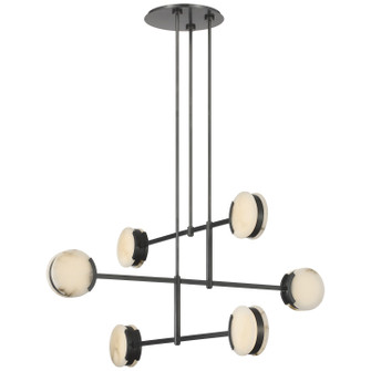 Melange LED Chandelier in Bronze (268|KW5609BZALB)