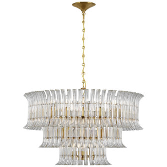 Rhine LED Chandelier in Hand-Rubbed Antique Brass (268|ARN5072HABCG)