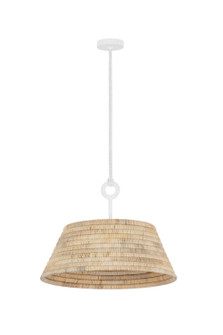 Sequoia One Light Pendant in Gesso White (67|F2824GSW)