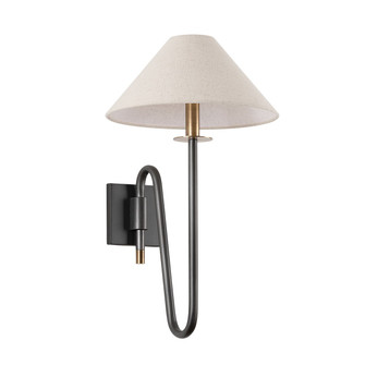 Mateo One Light Wall Sconce in Patina Brass And Graphite (67|B2121PBRGRA)