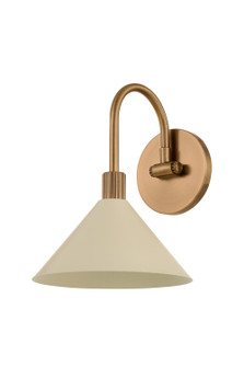 Jovani One Light Bath in Patina Brass And Soft Sand (67|B1809PBRSSD)