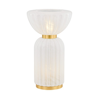 Cordelia Two Light Table Lamp in Aged Brass (428|HL980202AGB)
