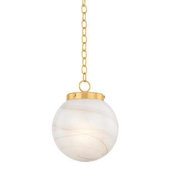Ambra One Light Pendant in Aged Brass (428|H989701SAGB)