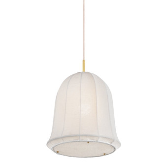 Risa One Light Pendant in Aged Brass (428|H982701AGB)