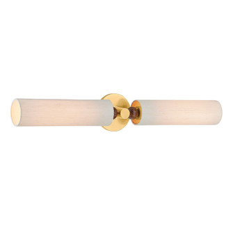 Reyn Two Light Wall Sconce in Aged Brass (428|H1036102AGB)