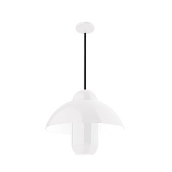 June bug One Light Pendant in White (518|STG50144)