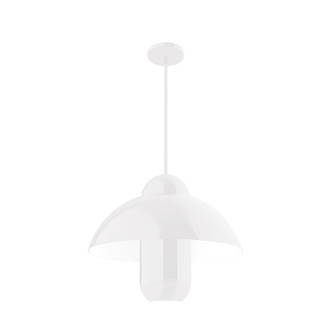 June bug One Light Pendant in White (518|STG50144)