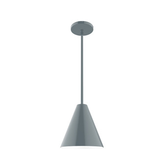 Jynx One Light Pendant in Slate Gray (518|STG42040)