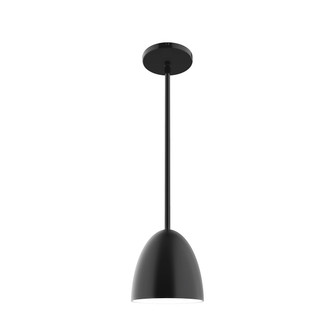 Jill One Light Pendant in Black (518|STG41741)