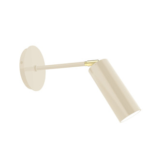 Martin One Light Wall Sconce in Cream w/Brushed Brass (518|SCQ4401691)