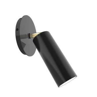 Martin One Light Wall Sconce in Black w/Brushed Brass (518|SCP4404191)