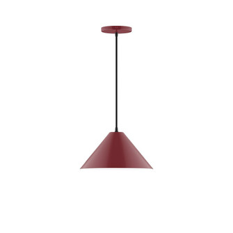 Pinnacle One Light Pendant in Vermillion (518|PEB42226C11)