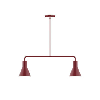 Flare Two Light Linear Pendant in Vermillion (518|MSG43626)