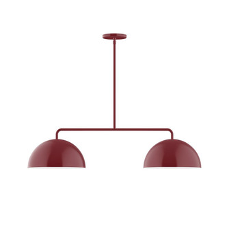 Arcade Two Light Linear Pendant in Vermillion (518|MSG432G1526)