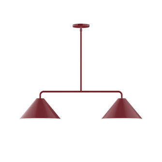 Pinnacle Two Light Linear Pendant in Clay (518|MSG42218)