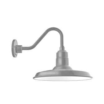Warehouse One Light Gooseneck Wall Light in Painted Galvanized (518|GNV18349)