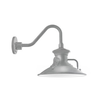 Homestead One Light Gooseneck Wall Light in Painted Galvanized (518|GNV14249)