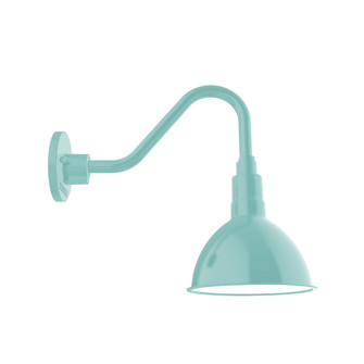 Deep Bowl One Light Gooseneck Wall Light in Sea Green (518|GNV11548)