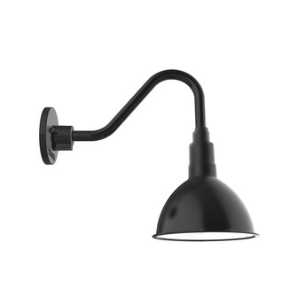 Deep Bowl One Light Gooseneck Wall Light in Black (518|GNV11541)