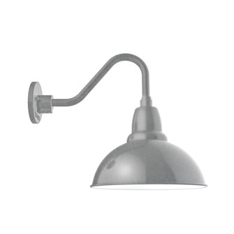 Cafe One Light Gooseneck Wall Light in Painted Galvanized (518|GNV10649)