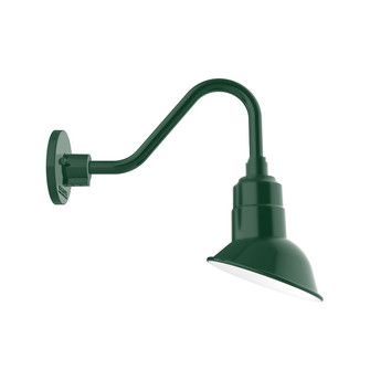 Angle One Light Gooseneck Wall Light in Forest Green (518|GNV10142)