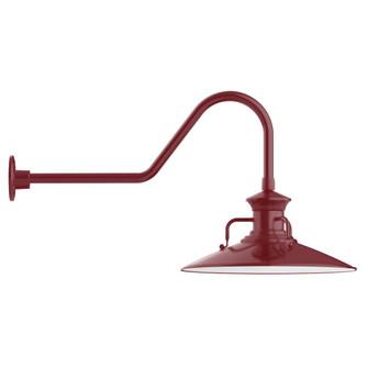 Homestead One Light Gooseneck Wall Light in Bronze Matte (518|GNC14357B01)