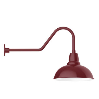 Cafe One Light Gooseneck Wall Light in Vermillion (518|GNC10826B01G06)