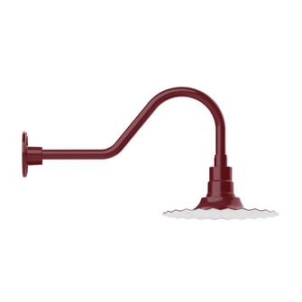 Radial One Light Gooseneck Wall Light in Bronze Matte (518|GNB15857G06)