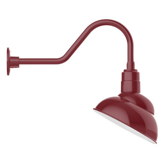 Emblem LED Gooseneck Wall Light in Vermillion (518|GNB12126B01L12)