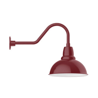 Cafe One Light Gooseneck Wall Light in Vermillion (518|GNB10726)