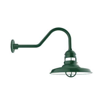 Liberty One Light Gooseneck Wall Light in Forest Green (518|GNB07042)