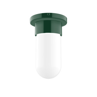 Gambler One Light Flush Mount in Forest Green (518|FME04042)